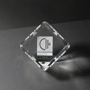 Customized Crystal Paper Weight Moq: 100pcs