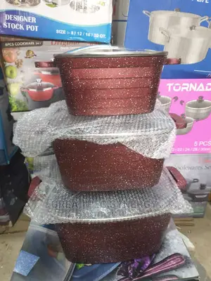 6 Pieces Granite Pot