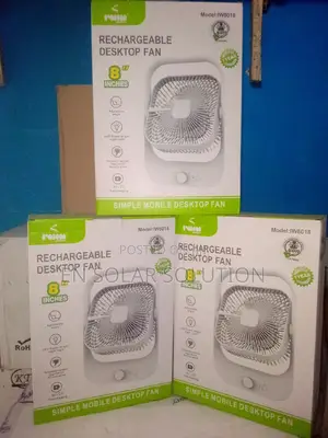 8 Inches Solar Table Fan