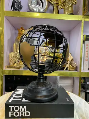 Luxury Globe With Gold Lighting