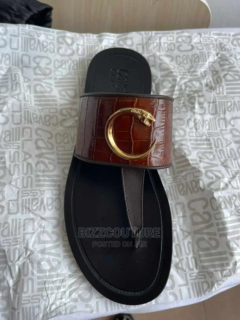 Original ROBERTO CAVALLI Slippers Available in Store
