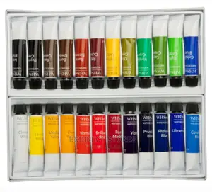 Whsmith Watercolour Paint Tubes (Pack of 24 10ml Tubes)