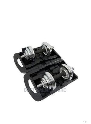 15kg Dumbbells With Carrier 7.5kg Each Hand