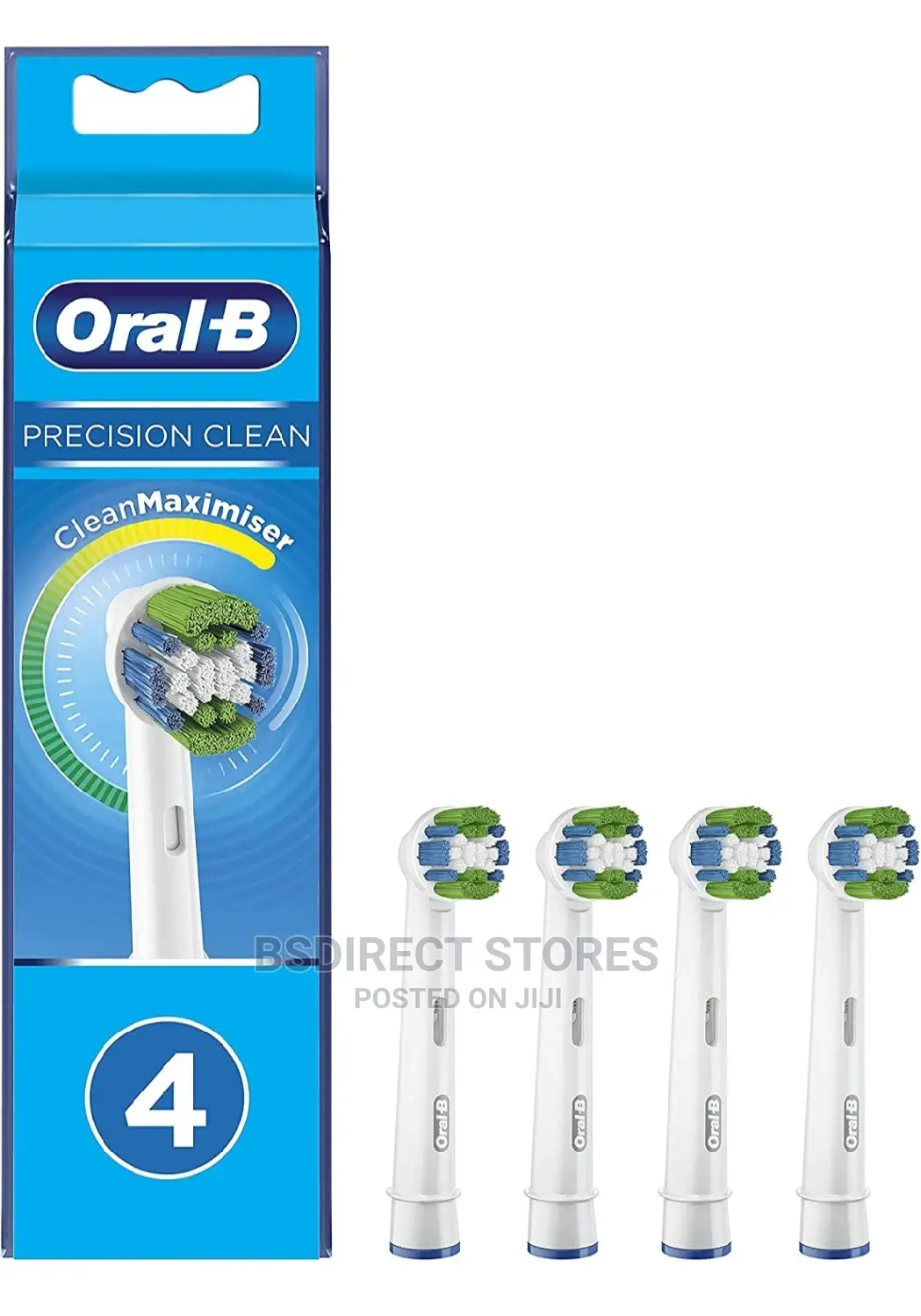 Oral-B Precision Clean Replacement Toothbrush 4 Head