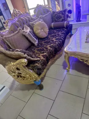 Quality 8 Seater Living Room Fabric Made Sofa Chair.