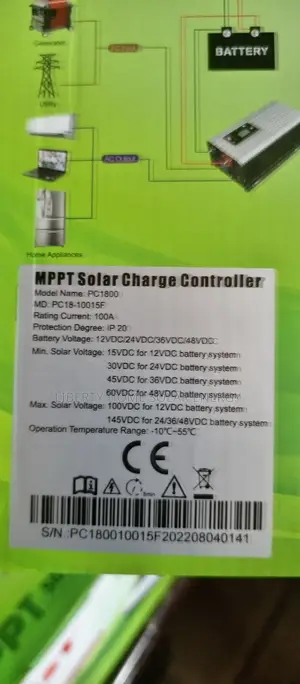 100a MUST MPPT Charge Controller