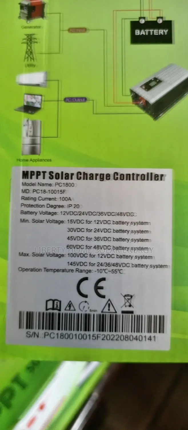 100a MUST MPPT Charge Controller