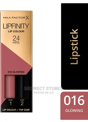 Max Factor Lipfinity 016 GLOWING PINK 2 Step 24HRS Lipstick