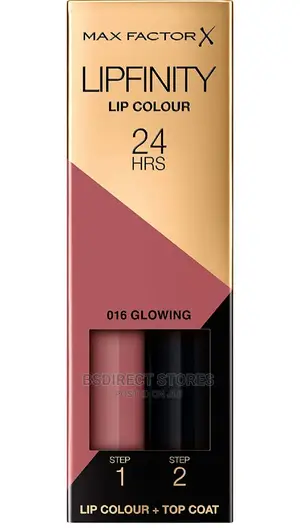 Max Factor Lipfinity 016 GLOWING PINK 2 Step 24HRS Lipstick