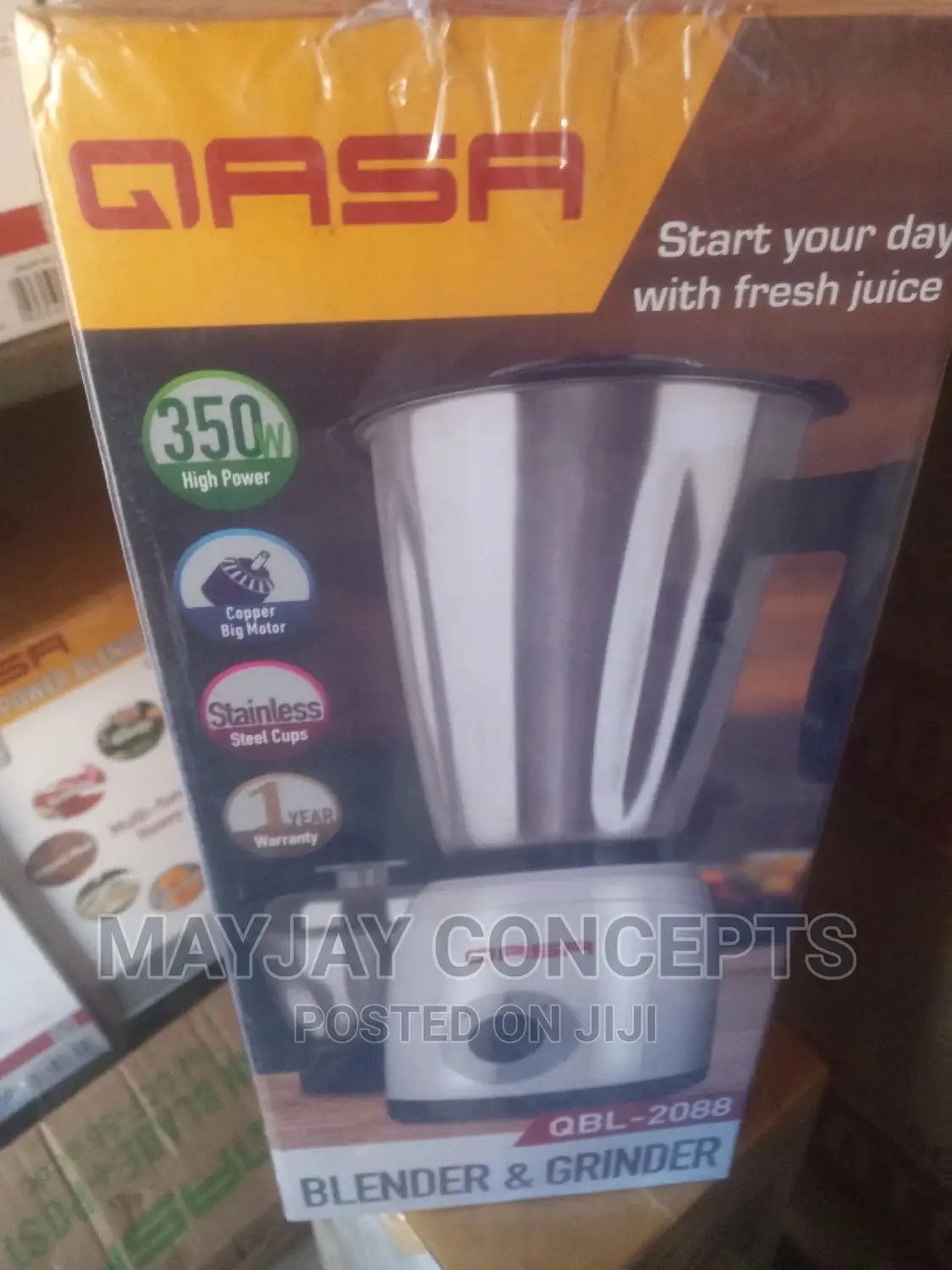 Qasa 2088 Stainless Blender And Grinder