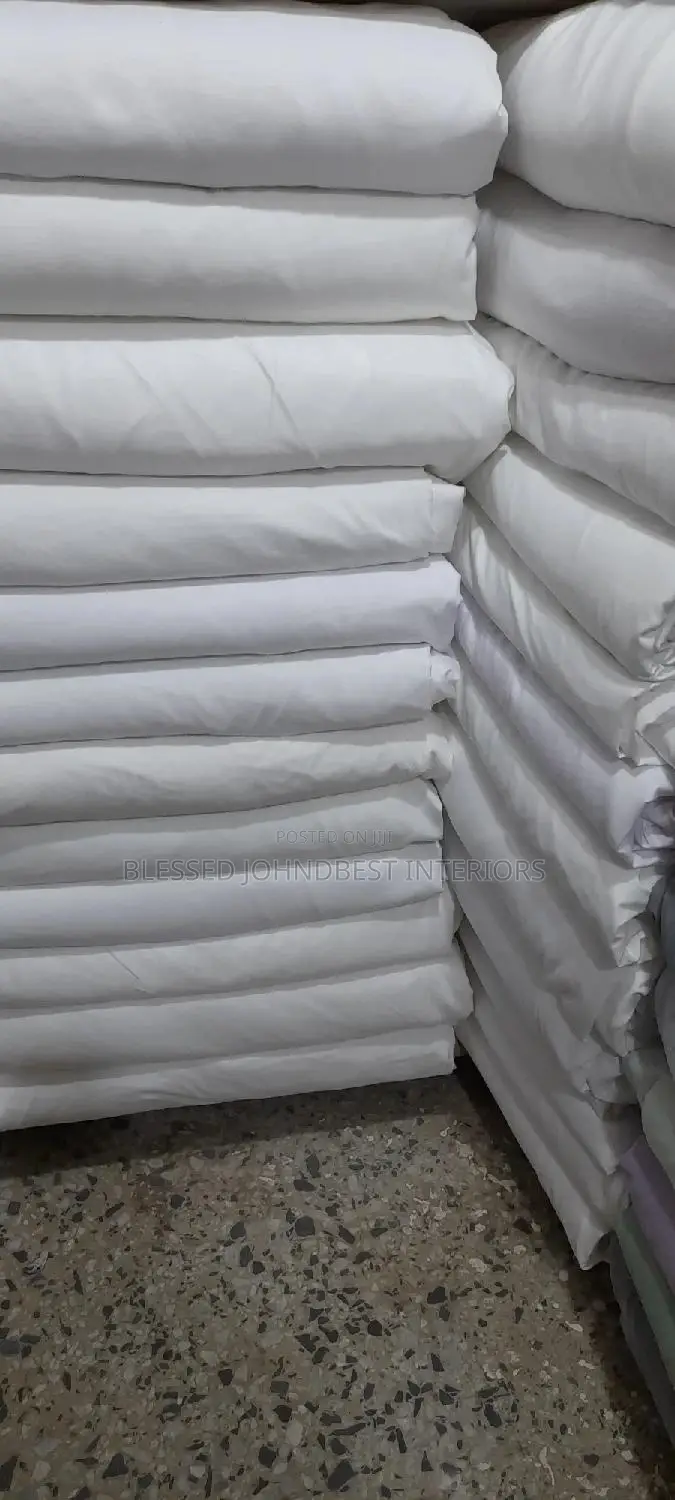 Polycotton White Bedsheets Materials