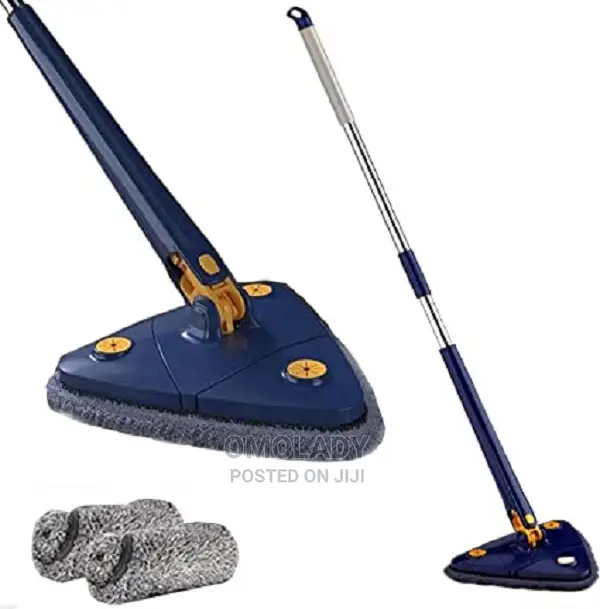 360° Rotatable Adjustable Cleaning Mop, (Blue)