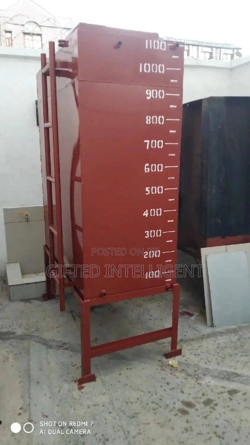 1,000 L Diesel Tank Fabrication Calibration