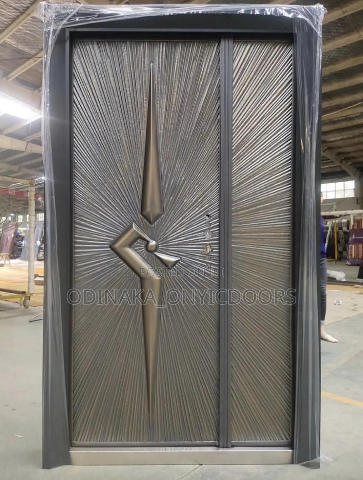 4ft Copper Cast Door(Diamond Design)