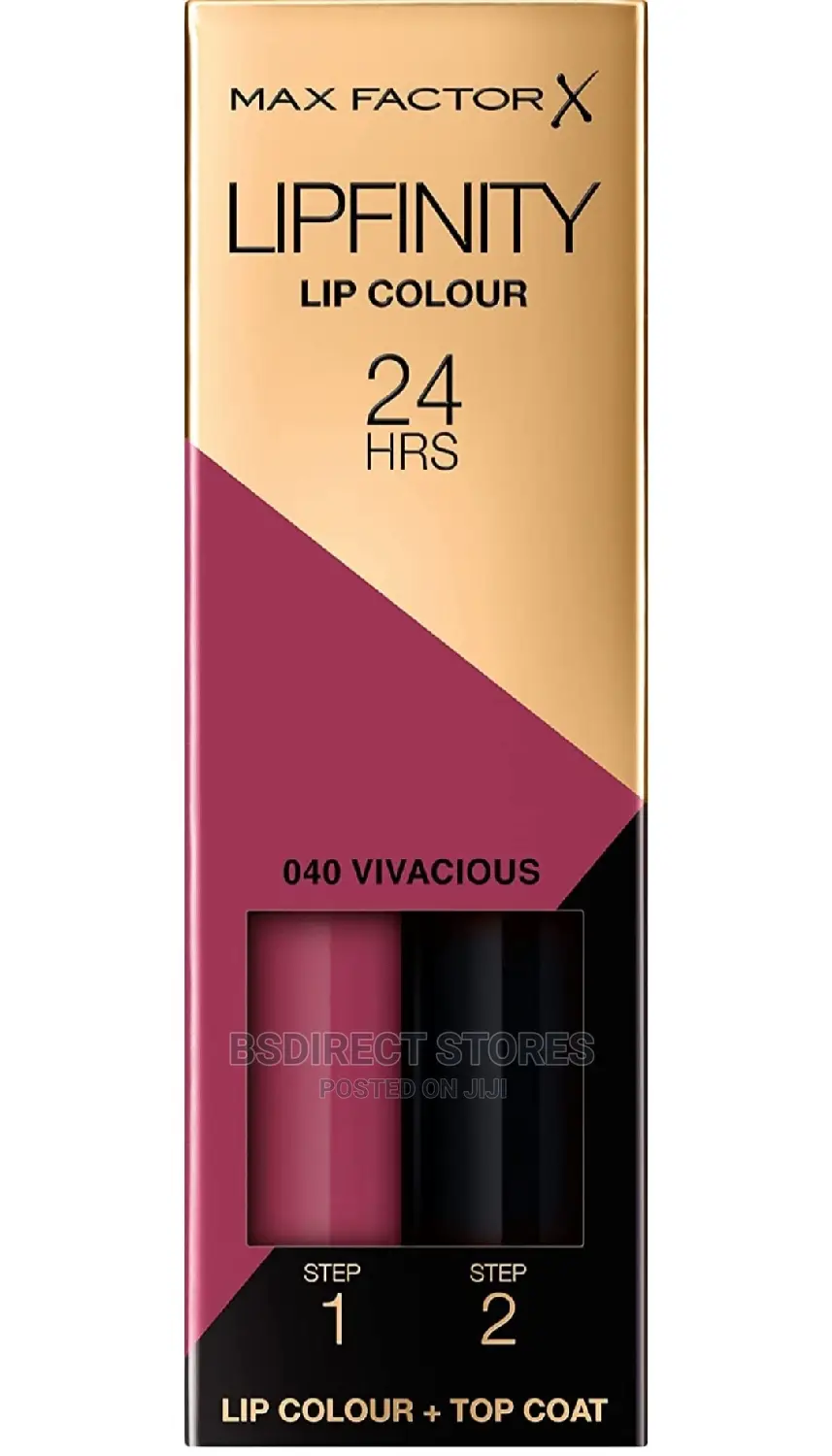 Max Factor Lipfinity 40 VIVACIOUS 24 Hours Two Step Lipstick