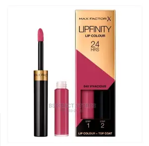 Max Factor Lipfinity 40 VIVACIOUS 24 Hours Two Step Lipstick