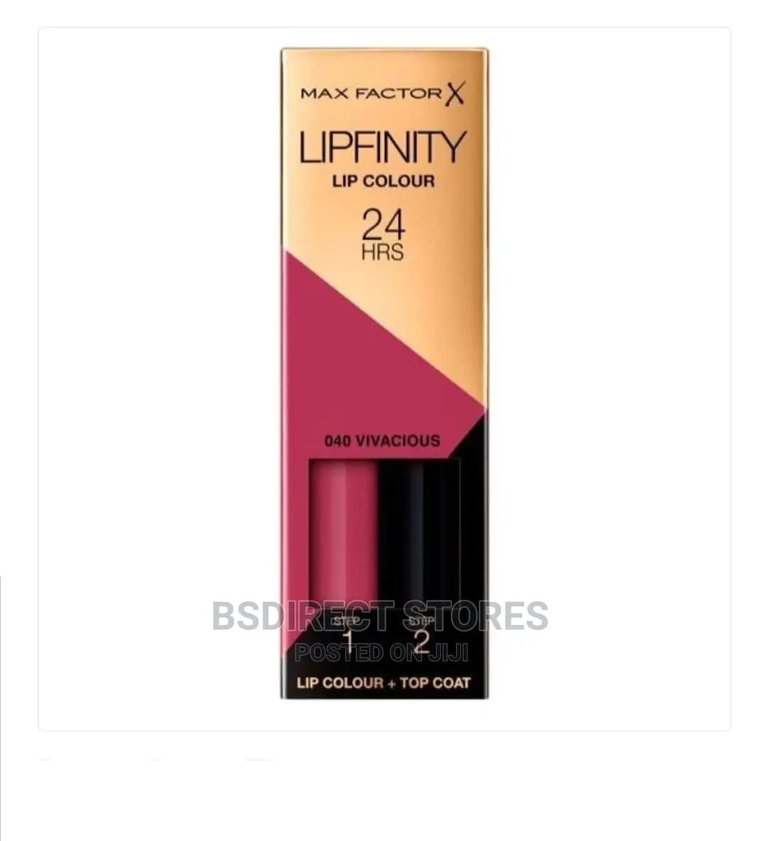 Max Factor Lipfinity 40 VIVACIOUS 24 Hours Two Step Lipstick