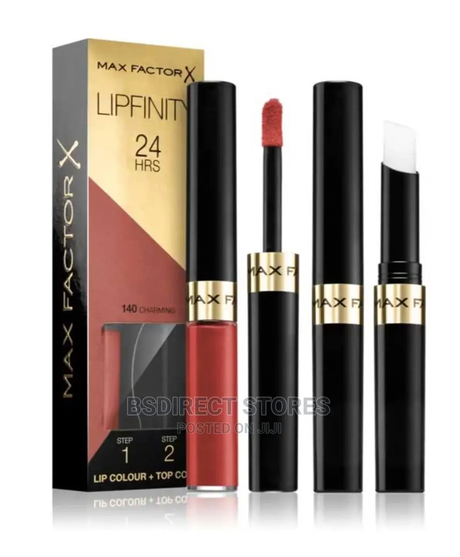 Max Factor 140 CHARMING Liquid Lipstick 2 Step 24H Lipfinity