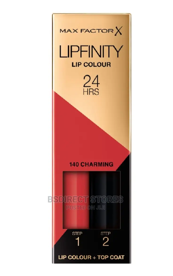 Max Factor 140 CHARMING Liquid Lipstick 2 Step 24H Lipfinity