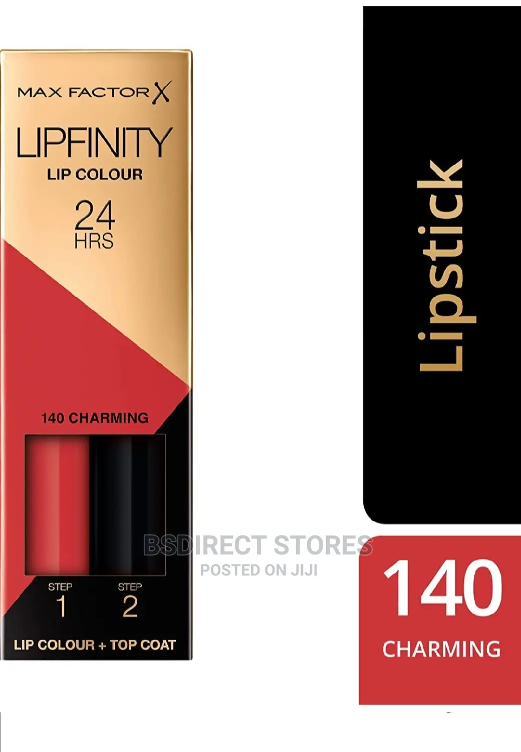 Max Factor 140 CHARMING Liquid Lipstick 2 Step 24H Lipfinity