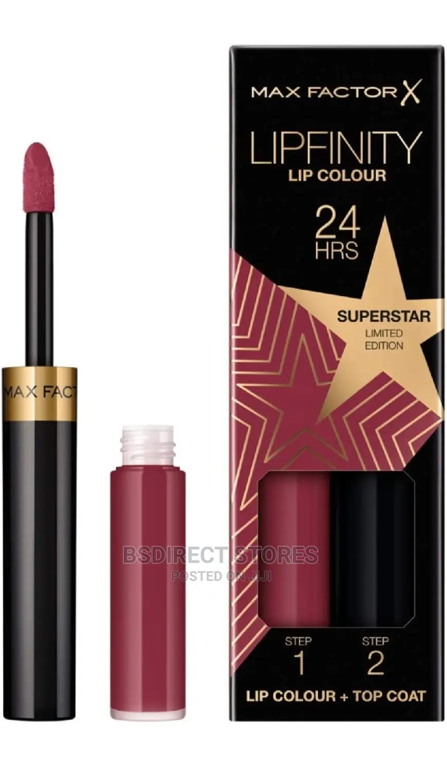 Max Factor SUPERSTAR Lipfinity Lipstick Limited Edition 24H