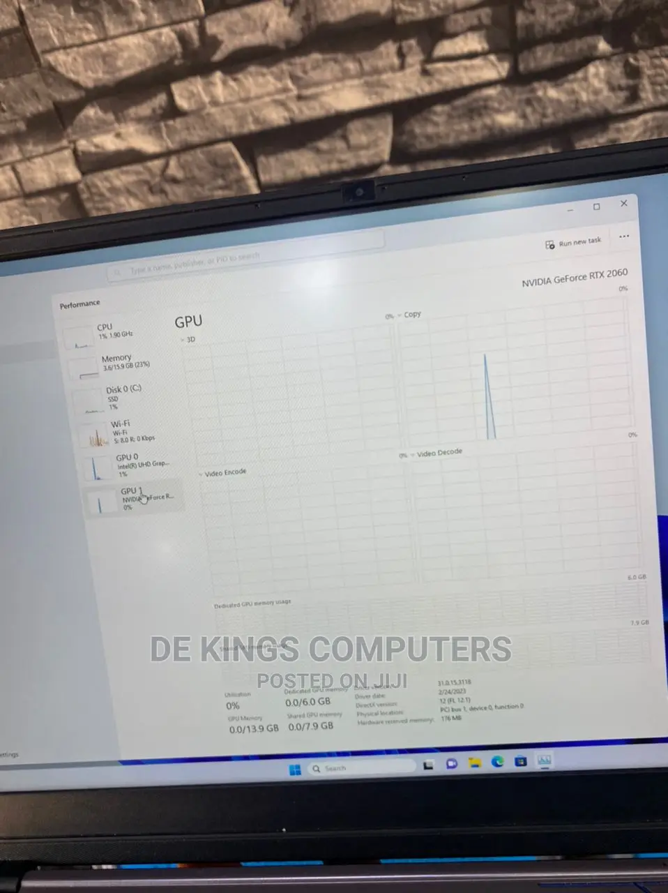 Laptop 16GB Intel Core I7 SSD 1T