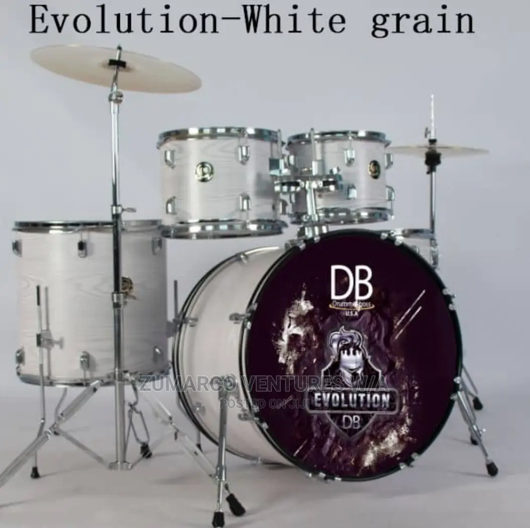 Professiona DB Drum Sets White Grain