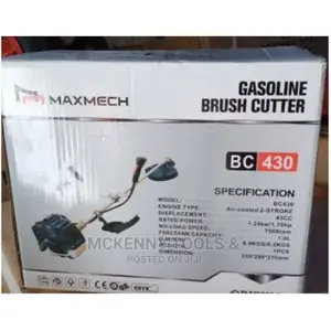 Maxmech Gasoline Brush Cutter or Grass Cutting Machine