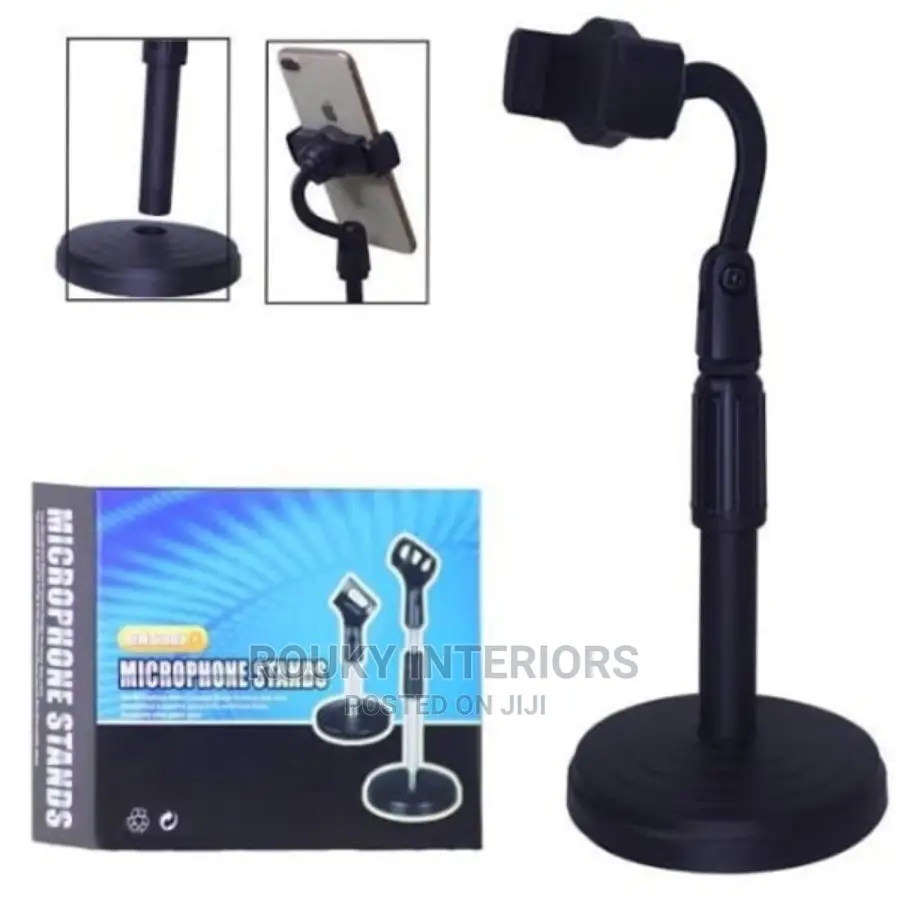 Microphone And Phone Stand