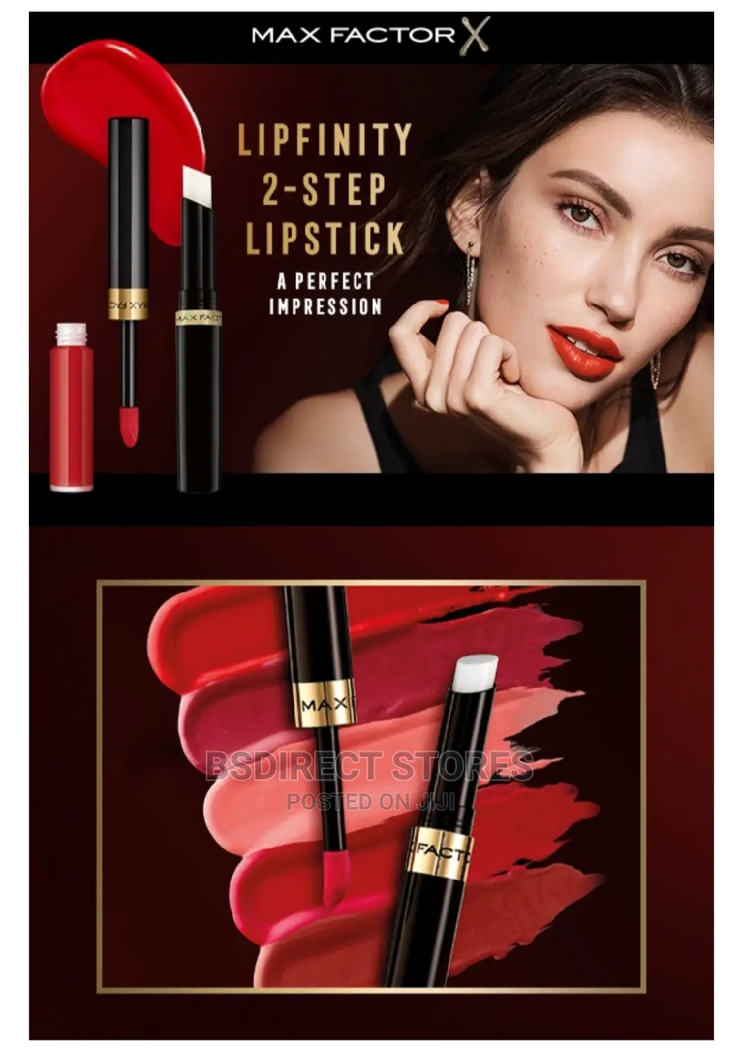 Max Factor Lipfinity 120 HOT Long-Lasting Two Step Lipstick