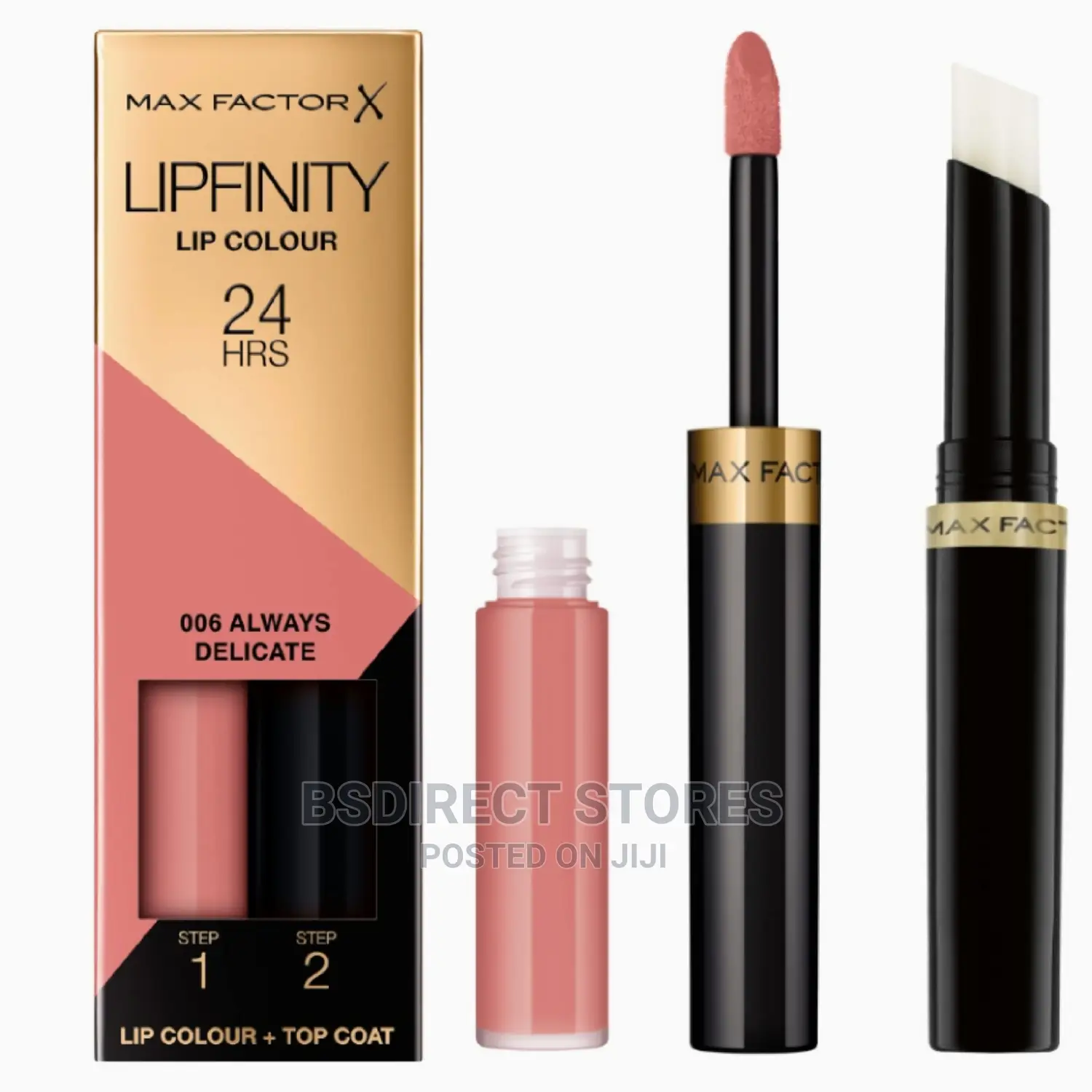 Max Factor Lipfinity 24H Two Step Lipstick 6 ALWAYS DELICATE