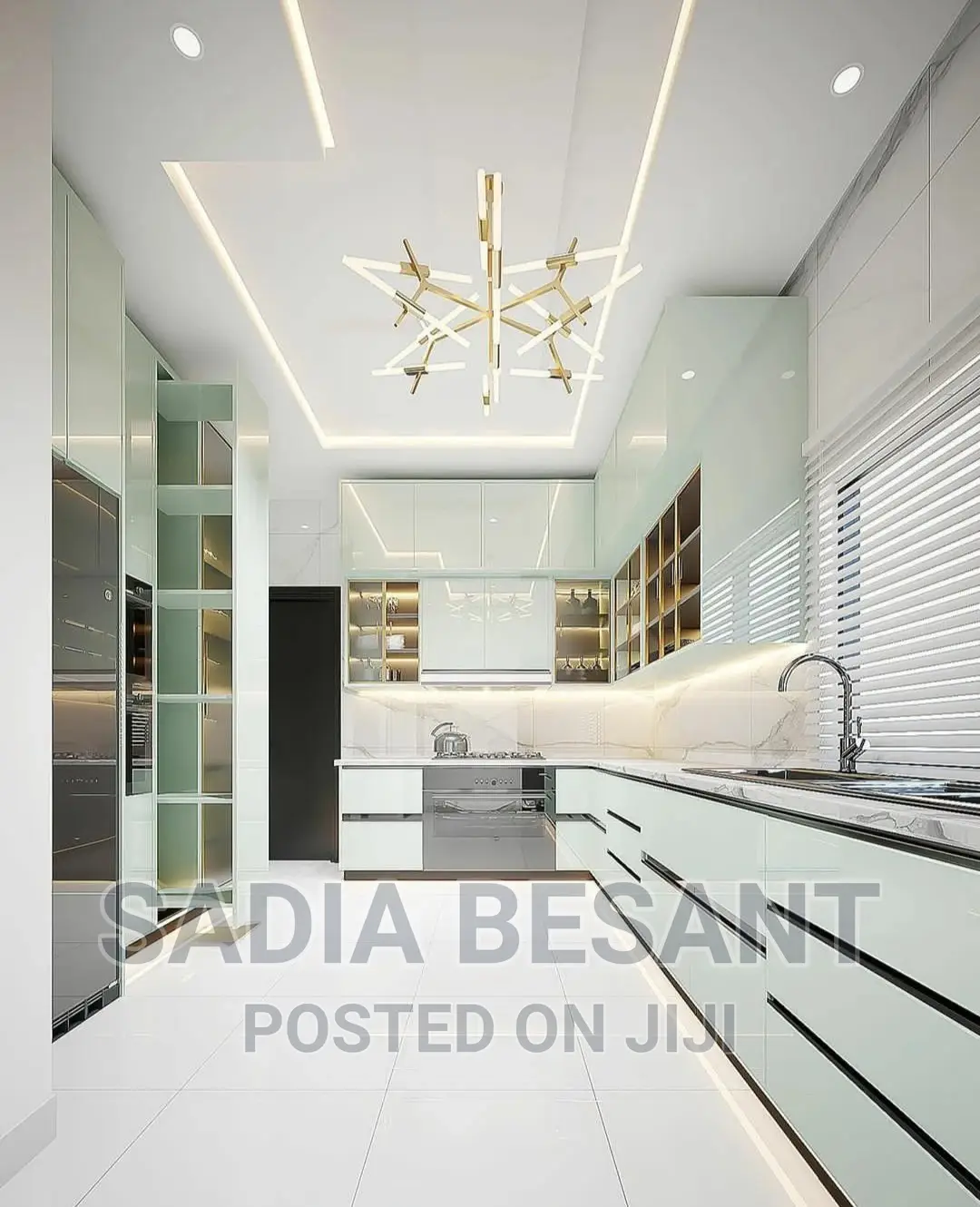 Exquisite Kitchen Cabinet Design With Accessories