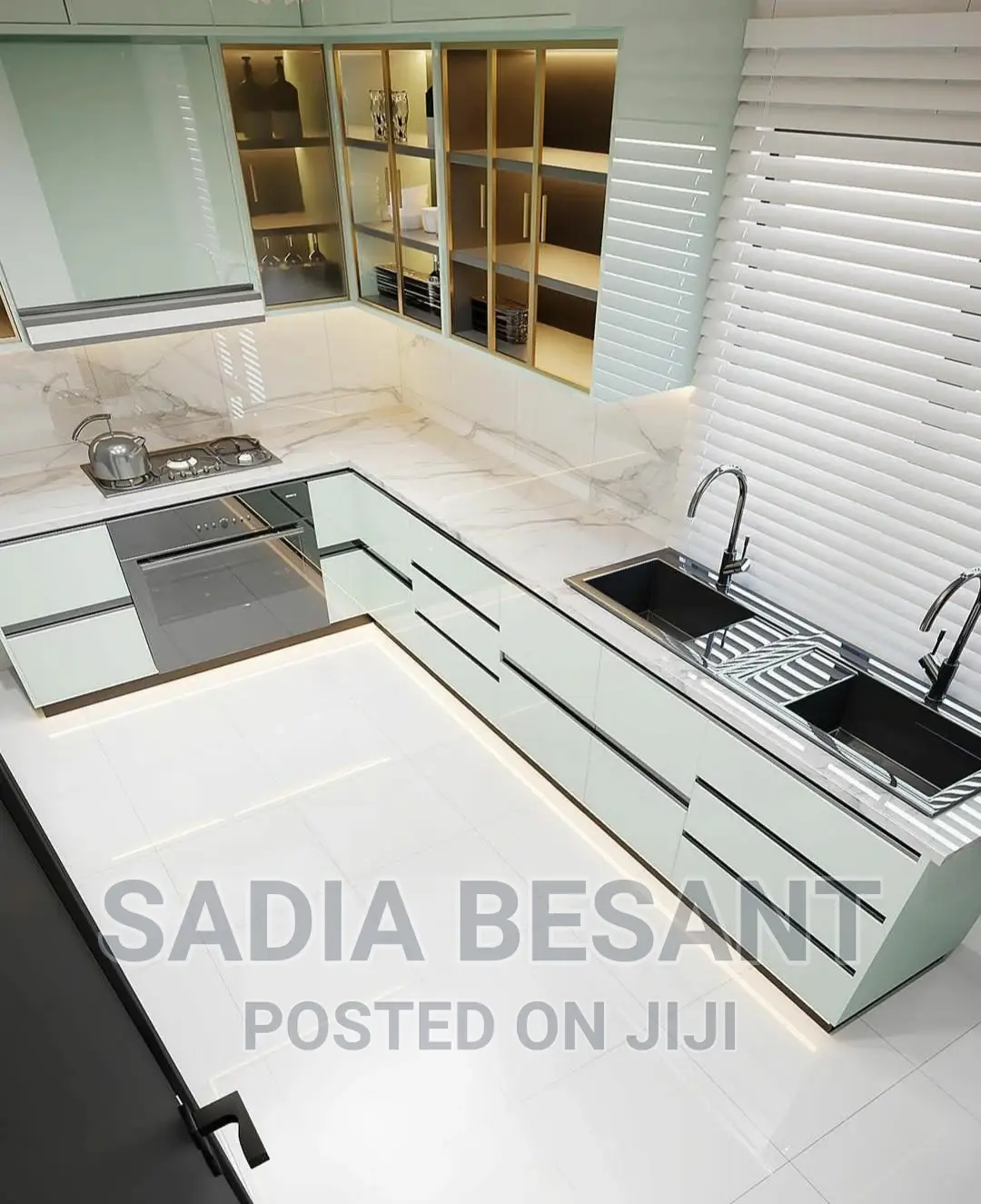 Exquisite Kitchen Cabinet Design With Accessories