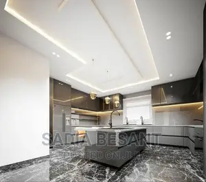 Luxury Kitchen Cabinet Design With Accessories