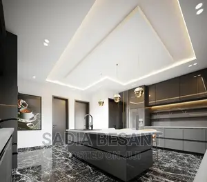 Luxury Kitchen Cabinet Design With Accessories