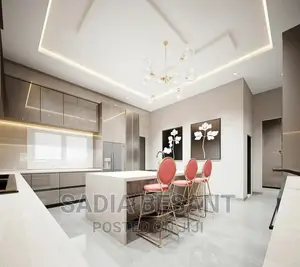 Luxury Kitchen Cabinet Design With Accessories