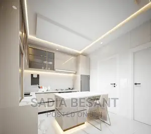 Mini Luxury Kitchen Cabinet Design With Accessories