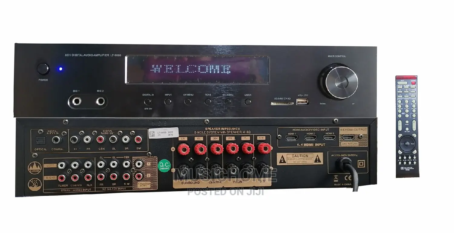 Digital Background Bluetooth Amplifier With Remote Control