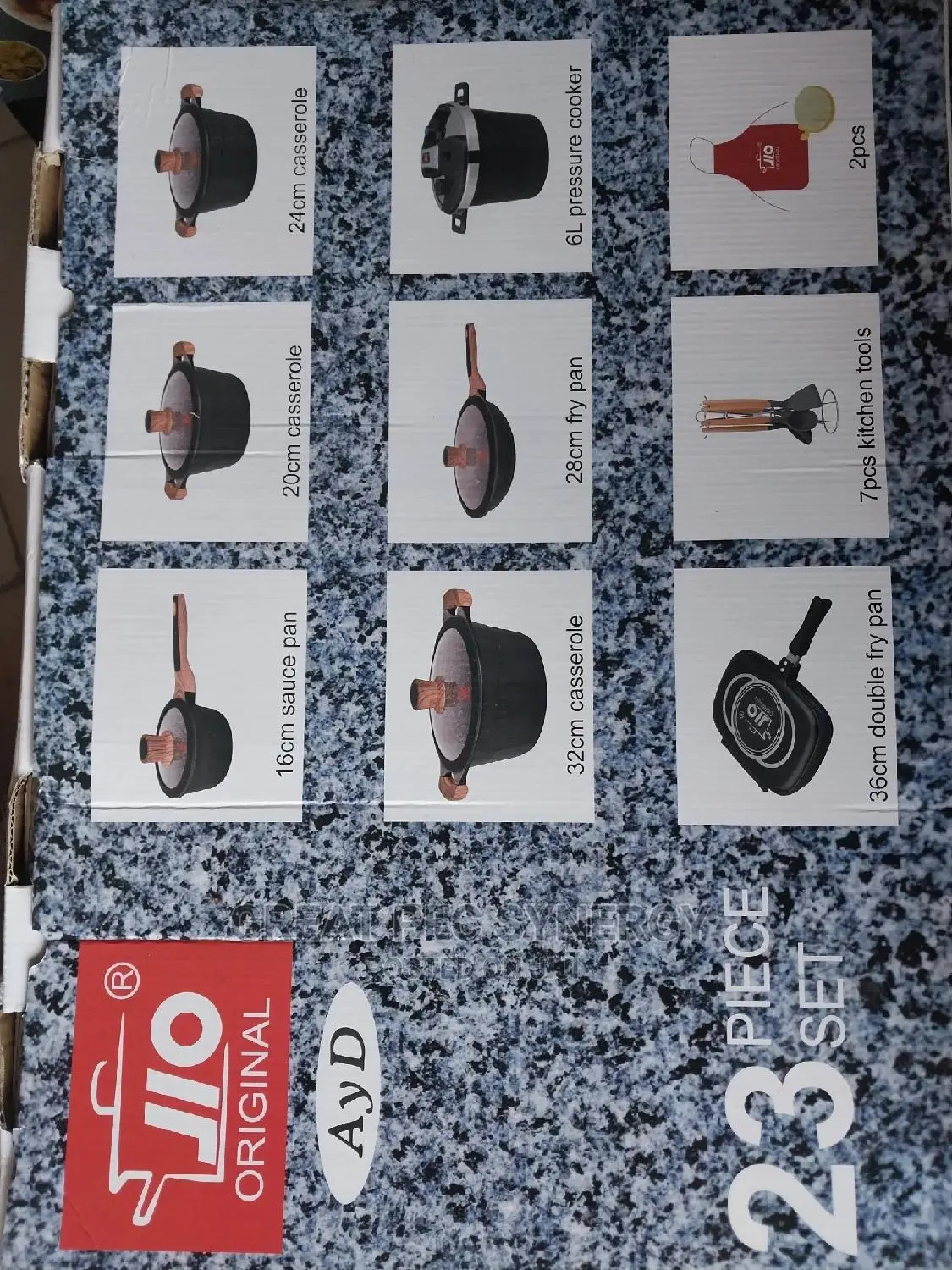 23 Pieces Granite Pot - JIO