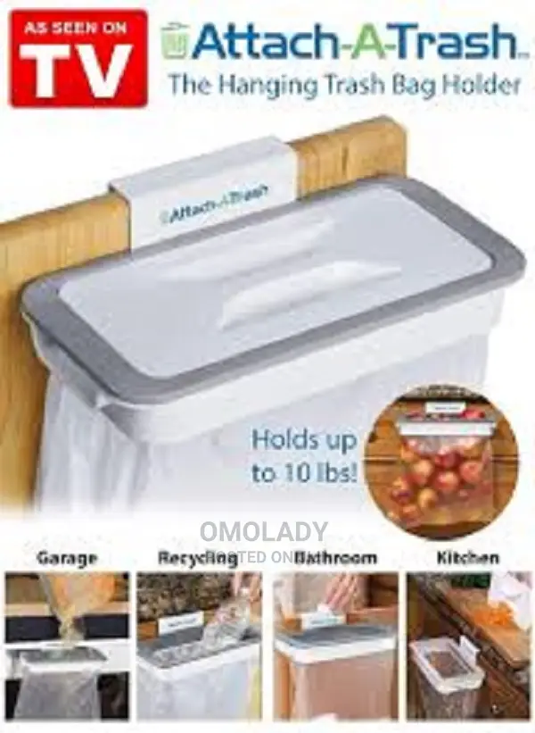 Attach-a-trash The Hanging Trash Bag Holder178