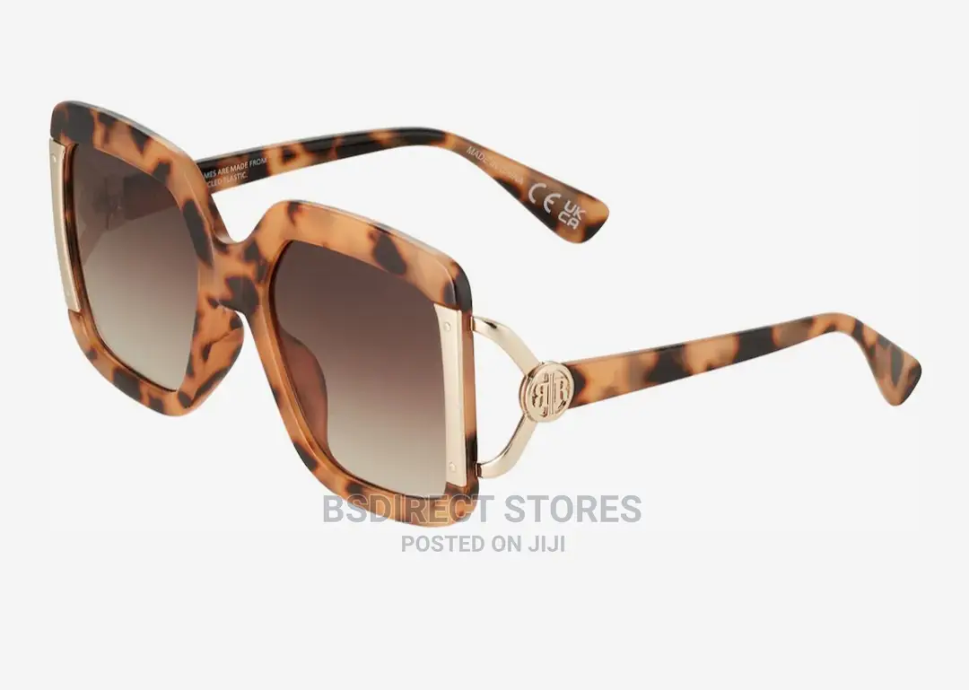 River Island Tortoiseshell Brown Oversized Square Sunglasses