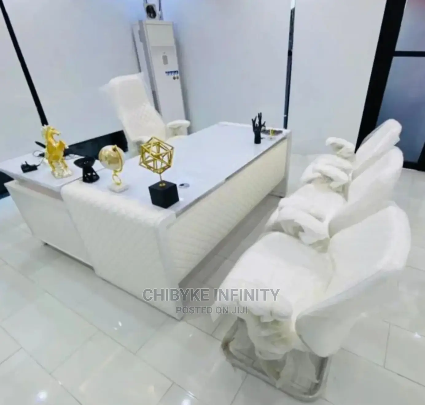 Executive Office Table and Chairs as Seen Available