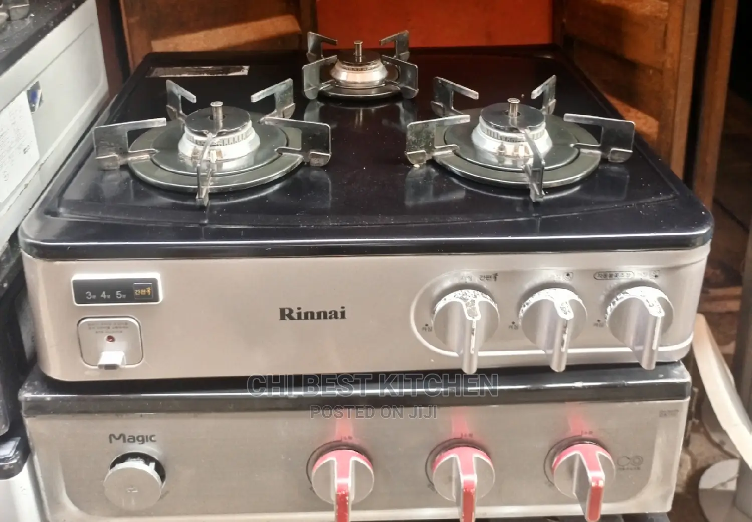 Rinnai Gas Cooker 3 Burner Stainless