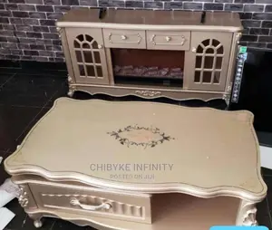 Brand New and Top Quality FIRE PLACE TV STAND With Table