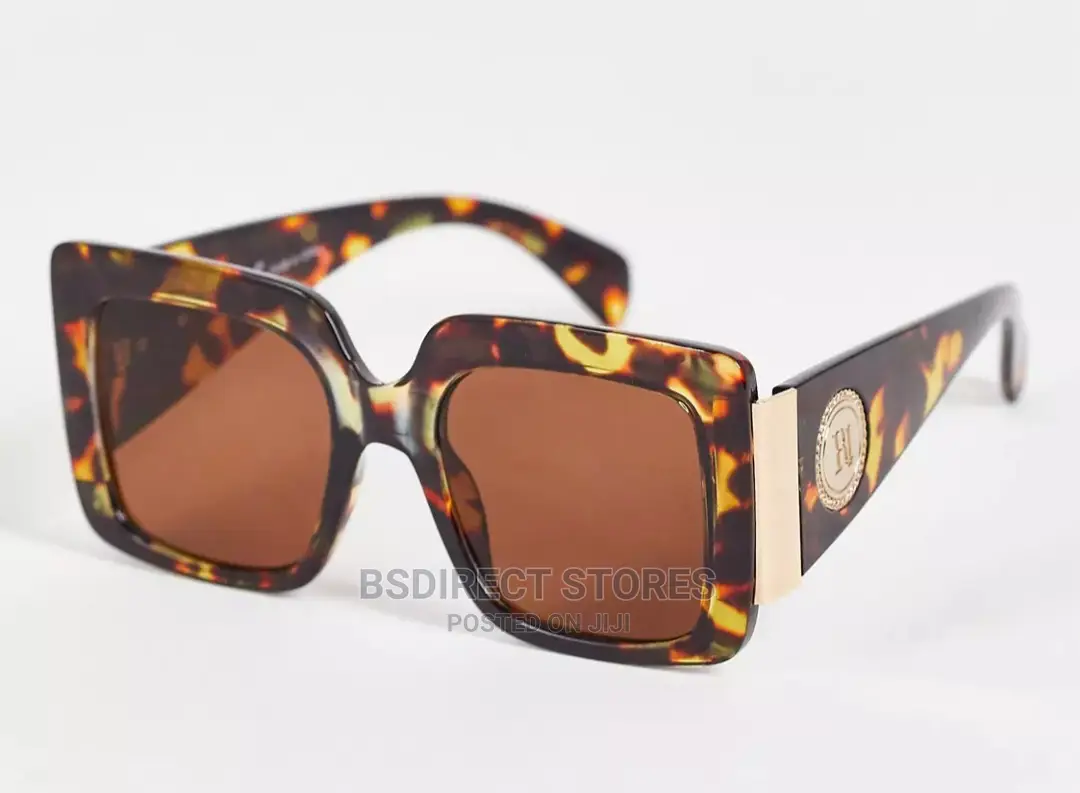 River Island Women's Oversized TORTOISESHELL SUNGLASSES