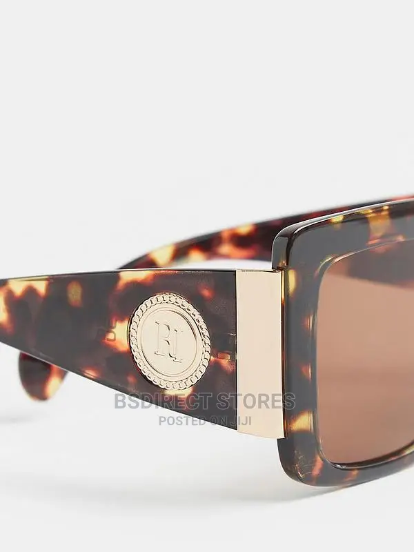 River Island Women's Oversized TORTOISESHELL SUNGLASSES
