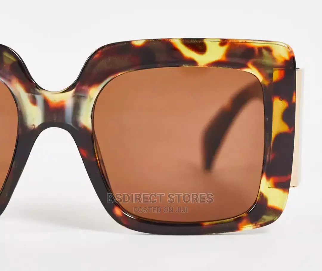 River Island Women's Oversized TORTOISESHELL SUNGLASSES