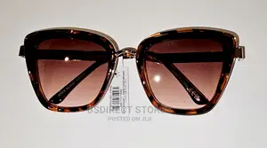 River Island Women's Brown Cat Eye Sunglasses