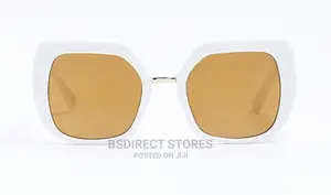 River Island Women's White Oversized Tinted Sunglasses