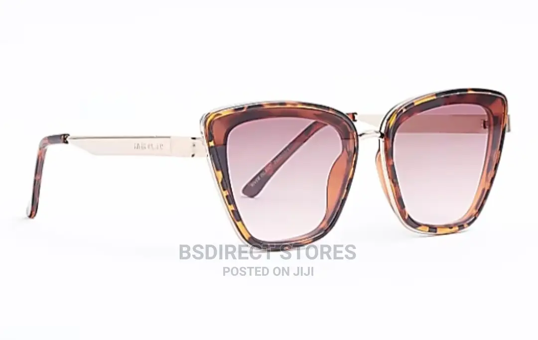 River Island Women's Brown Cat Eye Sunglasses